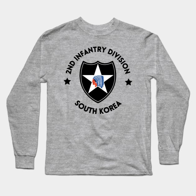 2nd ID Black Stars Long Sleeve T-Shirt by Trent Tides